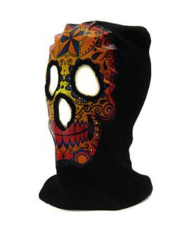 Sugar Pirate Skull Ski Mask Gothic Hat Cap Beanie Mask