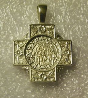 STERLING MADONNA & CHILD SILVER COIN OF HUNGARY PENDANT