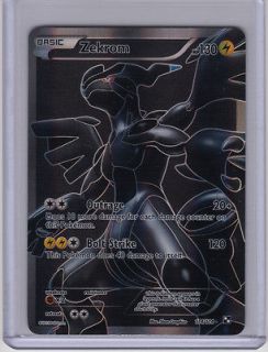 Pokemon Cards Black and White Zekrom Full Art