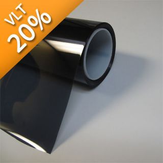 Window Tint Film Deluxe Dyed 20 x 10 Roll 50% VLT Charcoal Black