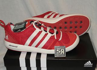 Sport Mens BOAT Climacool Water CC Lace Shoes Red White Trainers