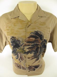 Vtg POLO RALPH LAUREN 1992 Camp Tropical Beach Shirt mens L
