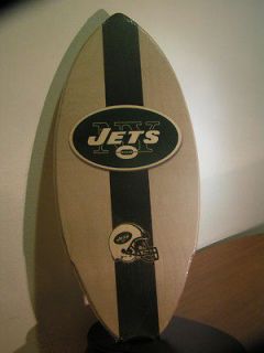 New York Jets Mini Surf Board, Made in USA, 2 Sided, 20x9x3/8 Wood