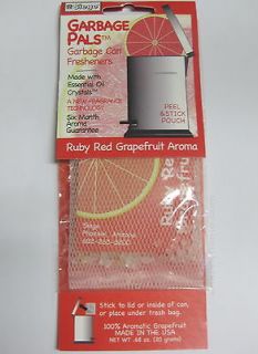 Siege Garbage Pals Can Fresheners Ruby Red Grapefruit Aroma 3702 NEW