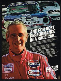 1980 Datsun 280 ZX Car Bob Sharp Racing Paul Newman Victories Print Ad