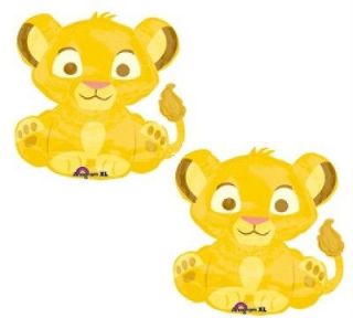KING simba balloons 2 PACK birthday baby shower party decorations nw