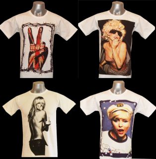 Kate Moss Blondie Monroe Ladies Tee T Shirt T Shirts Size S,M,L,XL