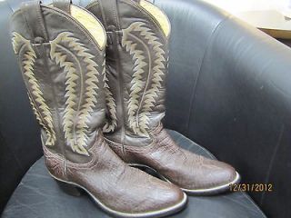 Pristine Vintage Pair of Justin Elephant Cowboy Boots in 8 B