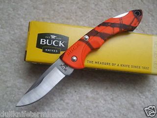 Buck Bantam BLW Knife Mossy Oak Blaze Orange 285CMS9 New