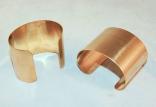 Brass Bracelet Cuff Blanks Wholesale Lot 2 inch Pkg Of 12