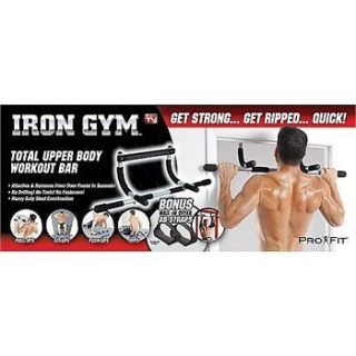 Newly listed New Iron Gym Total Upper Body Workout Bar worth $59.99