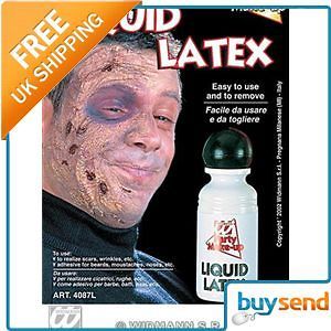 Rubber Liquid Latex Face Body Prosthetics Fancy Dress