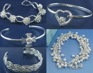 Fashion Jewelry Wholesale Lady Womens SILVER Bracelet/Bangl e/Chain
