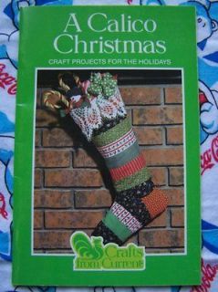 16 Vintage Country Christmas Sewing Patterns Fabric Ornament Stocking