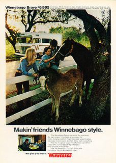 1973 Winnebago Brave Motorhome Camper   Classic Vintage
