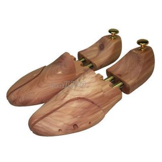 Pair Cedar Wood Shoe Tree Shaper Mens UK 6 7 EU 40 41