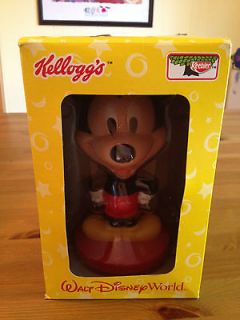 Disney World Mickey Mouse Kelloggs Bobblehead bobble in box