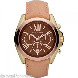 New Michael Kors MK5630 Bradshaw Chronograph Leather Watch