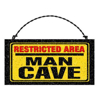 MAN CAVE SIGN Decorative Greetings Bar Basement Garage Man Gift Dorm