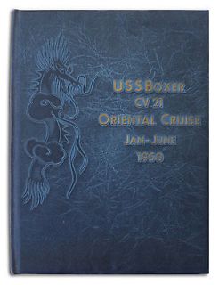 USS BOXER CV 21 ORIENTAL CRUISE 1950 CRUISE BOOK