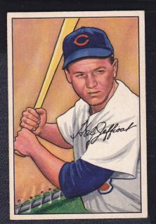 1952 BOWMAN #104 HAL JEFFCOAT CHICAGO CUBS NM+ NICE