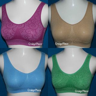 Shear~4 Pack~Seamless Ahh Leisure Bras~144 363~C hoice of Colors