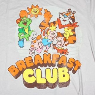 Breakfast Club T Shirt Kelloggs Rice Krispies Frosted Flakes Smacks