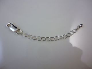 Extender Chain 2.5 inch. Necklace Extension. Lengthener. .925 Sterling