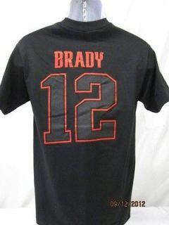 100% Genuine Reebok #12 Tom Brady New England Patriots T shirt Small