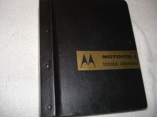Motorola Technical Information Manual Marine, Automotive, HD Equipment