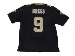 Drew Brees Signed New Orleans Saints BLACK NIKE Jersey JSA
