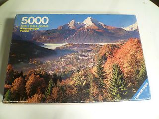 Ravensburger 5000 Piece Puzzle. Herbstliche. Autumn in the Alps. 625 5
