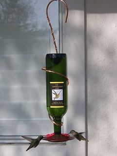 AMERICAN MADE wine bottle feeder THE HUMMINGBIRD TASTING ROOM