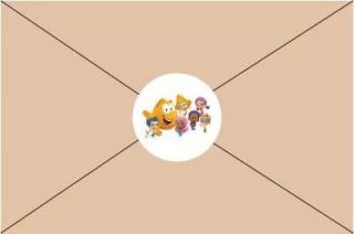 Bubble Guppies Birthday Party Invitations Envelope Seals Stickers