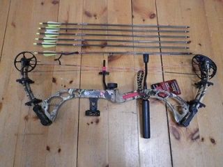 2013 PSE Brute X MP Camo Compound Bow Package LH 60 70# With Arrows