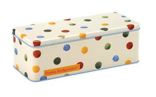 New Emma Bridgewater Polka Dot Cracker Biscuit Storage Tin With Hinged
