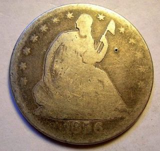 1856 s Seated Half Dollar Tough Rare Date 