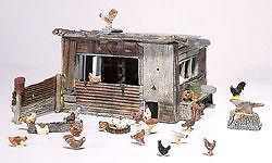 Woodland Scenics HO Chicken Coop WOOD215