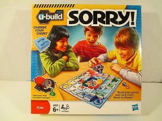 NEW SORRY U Build Kids Strategy Fun Board Game Ages 6+ 2 4 Players