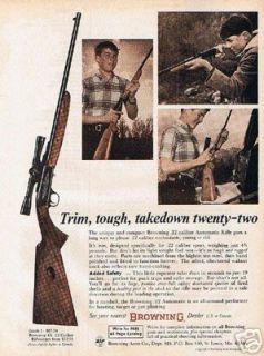 1967 Browning 22 Rifle ad