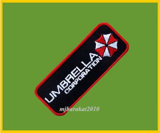 Resident Evil Umbrella Corporation Badge Iron On embroidered Patch