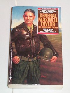 General Maxwell Taylor by John M. Taylor (1991, Paperback) Biography