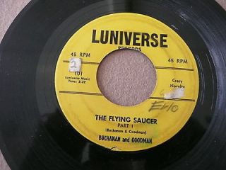 BUCHANAN & GOODMAN THE FLYING SAUCER / PART 2 LUNIVERSE RECORDS 101