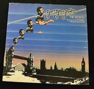 JERRY LEE LEWIS the session live in London 2 LP Mint  SRM 2 803 Record