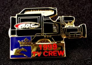 ABC Sports 1999 Triple Crown TV Crew Coverage Pin