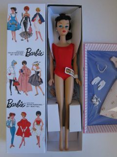 Lets Play Barbie Brunette Ponytail Doll & Garden Party Spring Fashion
