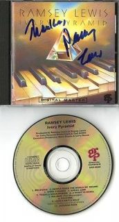 Ramsey Lewis Ivory Pyramid Jazz Great Authentic Autographed CD