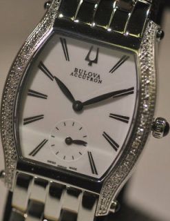 New Ladies Bulova Accutron 63R005 Saleya Genuine Diamond Bracelet