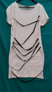  PEACH PUNK PARTY EVENING CASUAL RACES DAY WEDDING DRESS SIZE 14