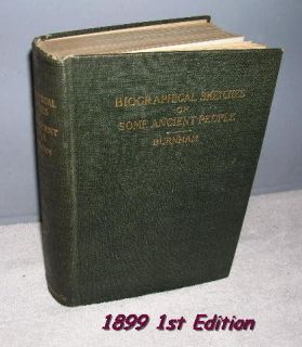 1899 Biographical Sketches of Ancient People by Burnham